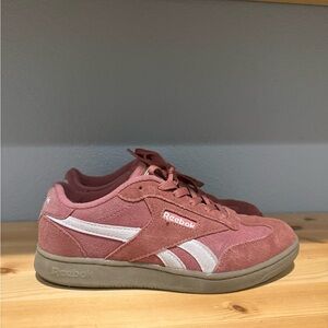 Reebok Dusty Pink and White Trainers